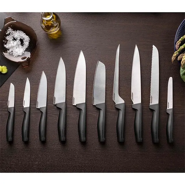 Ніж для шеф-кухаря великий Fiskars Hard Edge 20 см (1051747) - фото 6