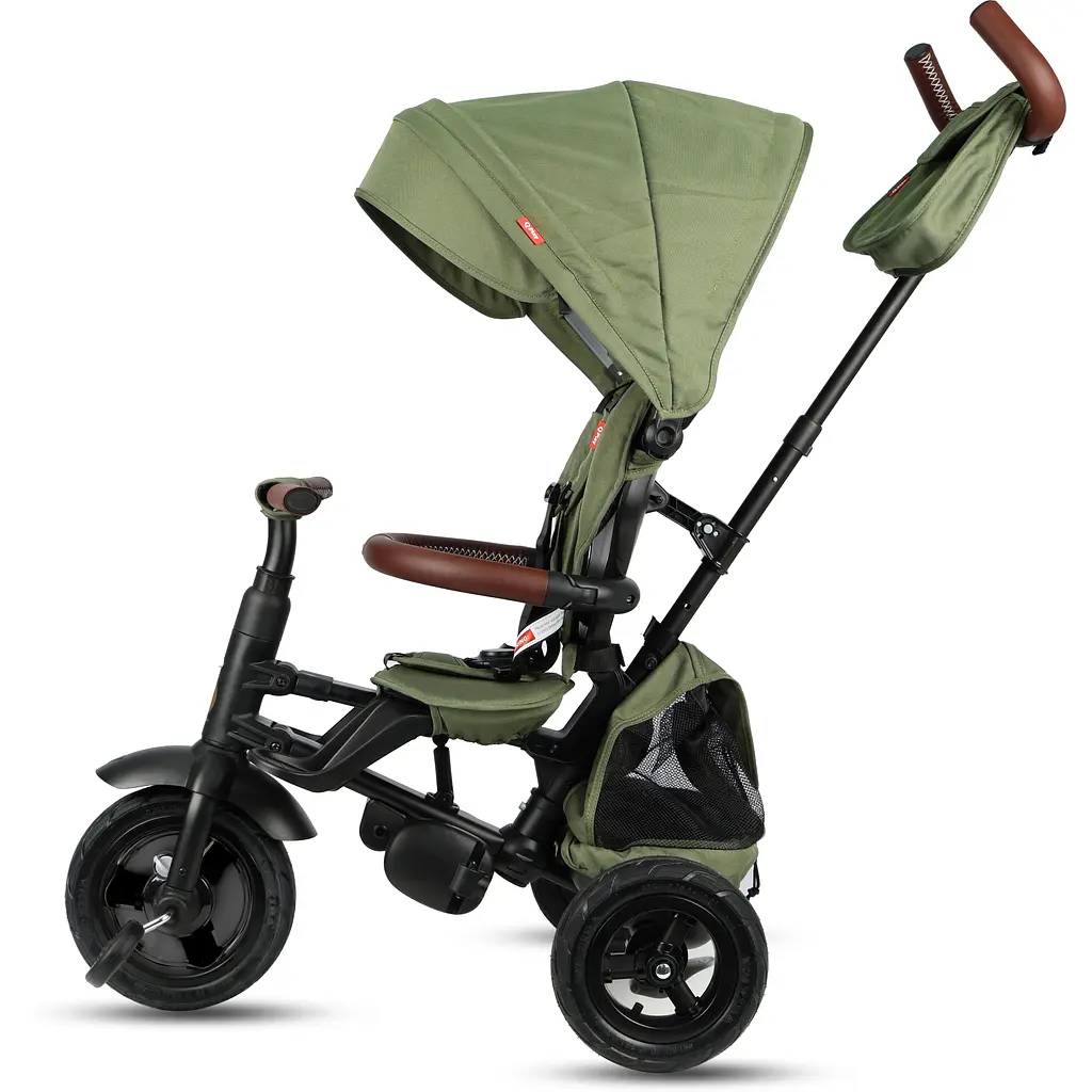Велосипед складной трехколесный детский Qplay Rito Deluxe Green (S380-17RitoDeluxeGreen) - фото 2