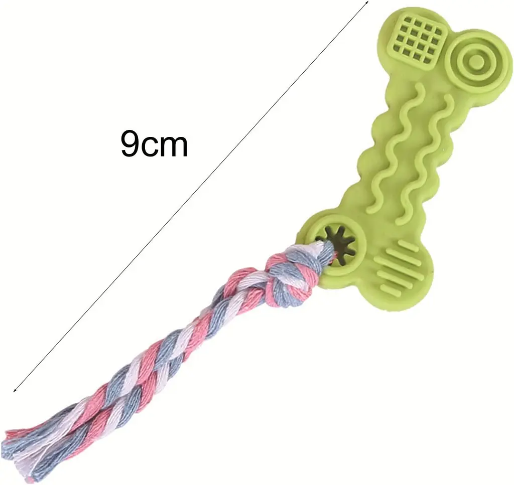 Жувальна іграшка-кістка з канатом для собак Derby Bone Shaped Dog Chew Toy - фото 3