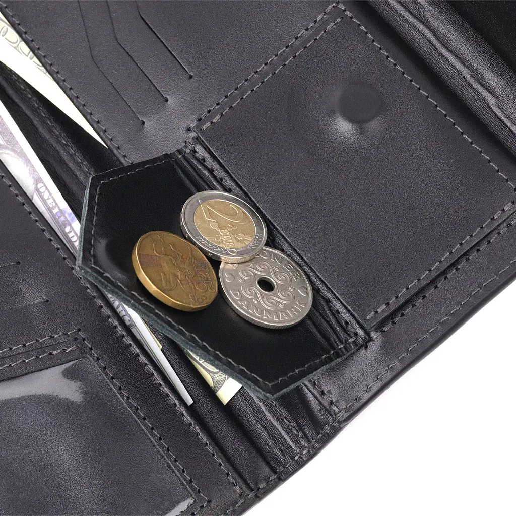 Кожаное портмоне мужское GRANDE PELLE 21х10х1,5 см acs0022809 - фото 4