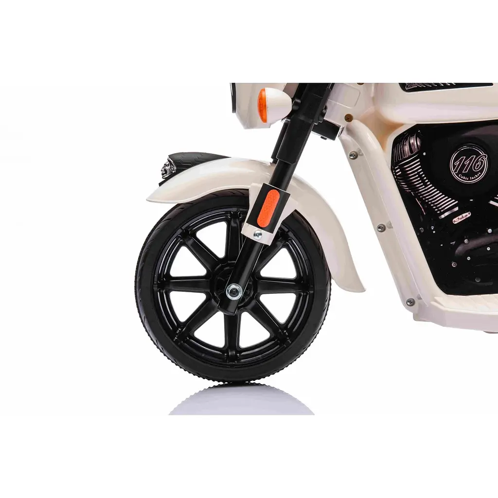 Дитячий електромотоцикл Ramiz Chopper Indian 6, синій (PA.BDM0963.NIE) - фото 6