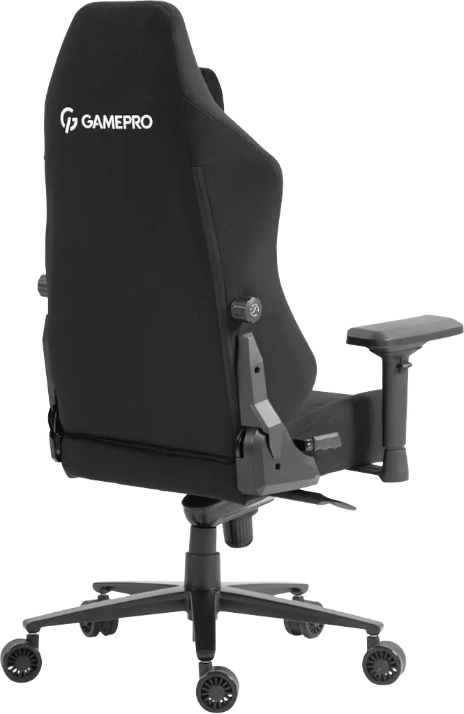 Крісло ігрове GamePro GC775B Black fabric (GC775B) - фото 7