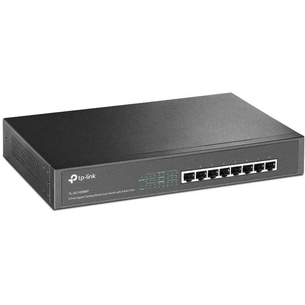 Комутатор TP-Link TL-SG1008MP (TL-SG1008MP) - фото 2