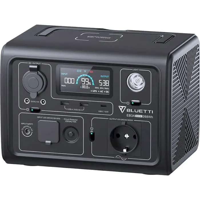 Зарядная станция BLUETTI EB3A / 600 Вт / 268 Вт/ч / LiFePO4 (EB3A) UA - фото 3