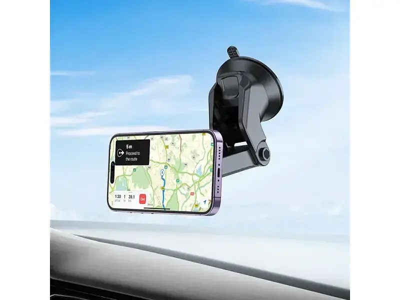 Автомобільний тримач для смартфона Borofone BH97 NT Black Ice magnetic car holder (6941991105418) - фото 5
