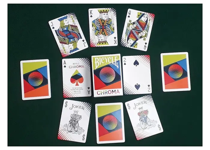 Карты игральные United States Playing Card Company Bicycle Chroma (02540) - фото 4