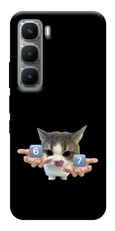 Чохол Demsky Six Seven cat для Infinix Hot 60 Pro