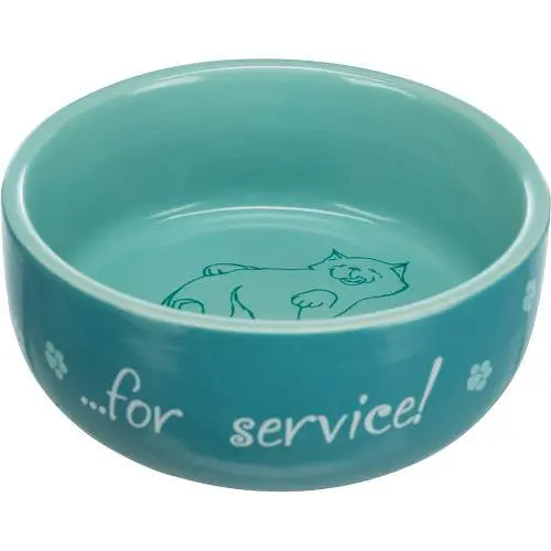 Миска Trixie Thanks for Service для котів керамічна 11 см 300 мл - фото 7