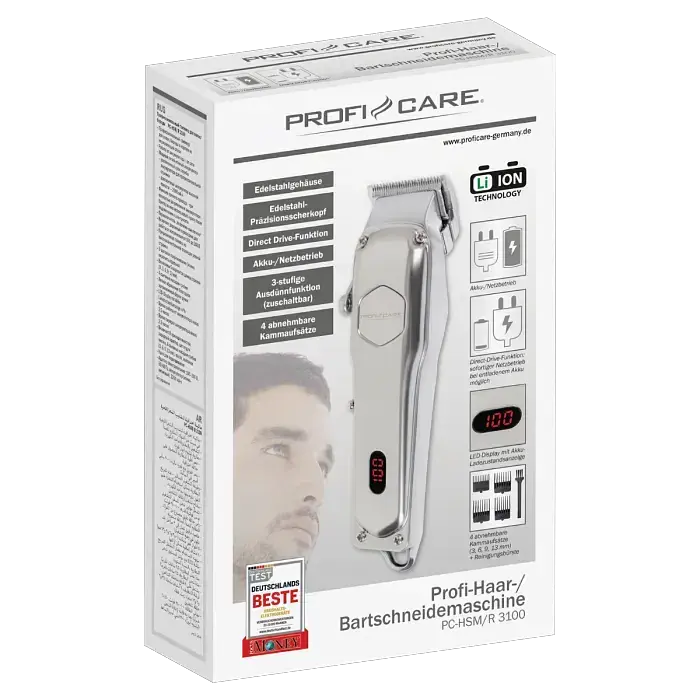 Машинка для стрижки волосся та бороди ProfiCare PC-HSM/R 3100 - фото 7