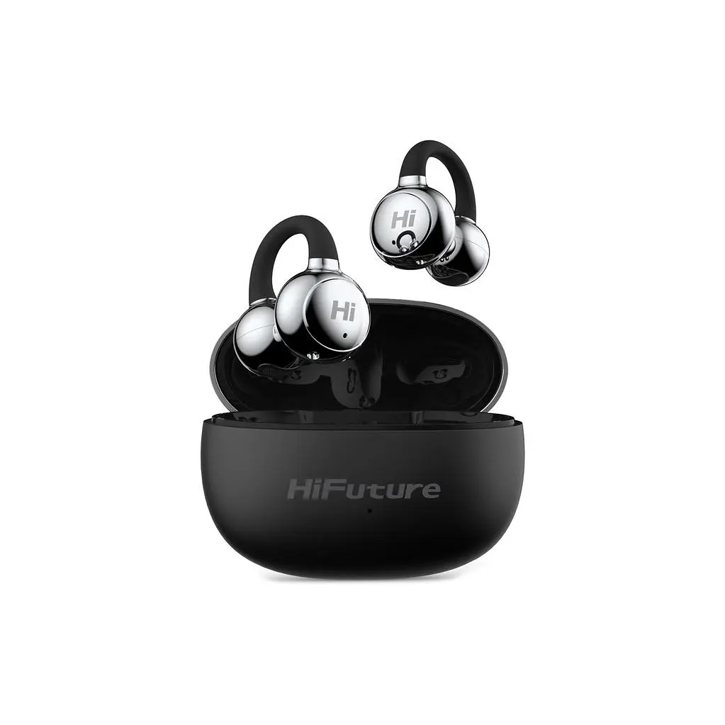 Навушники HiFuture FlexClip чорні (flexclip.black)