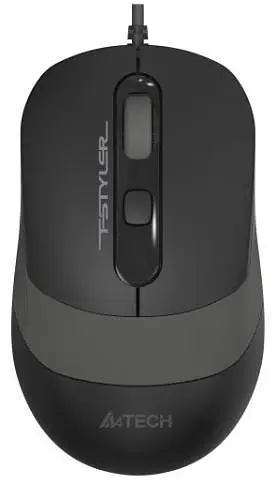 Миша A4Tech Fstyler FM10S 1600dpi чорний+Grey, USB, безшумна