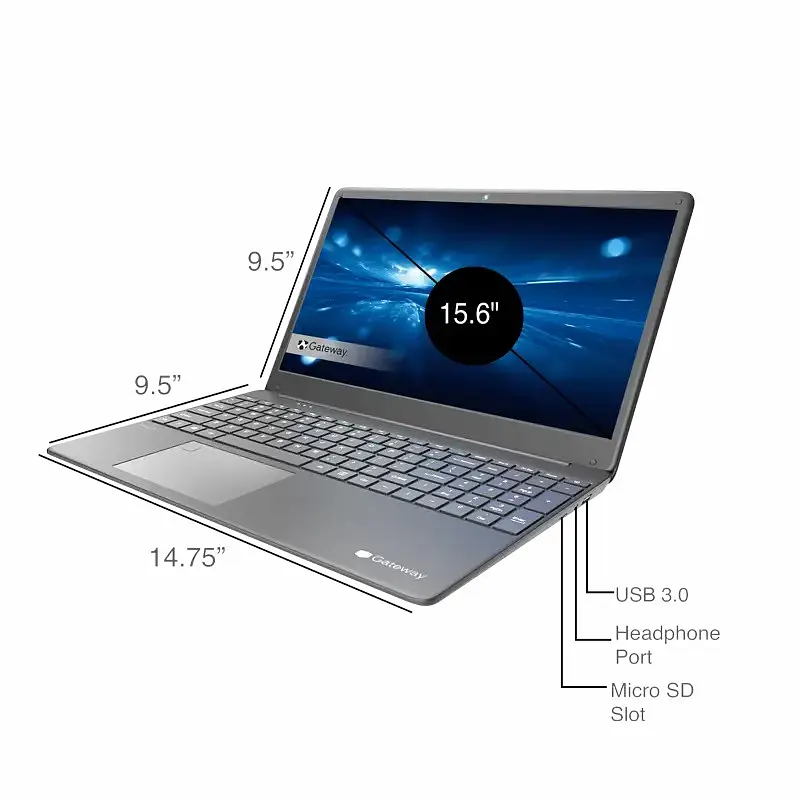 Ноутбук Gateway Ultra Slim Home+ 15.6" 4/128GB i3-1115G4 (GWNC31514-BK) Black - фото 3