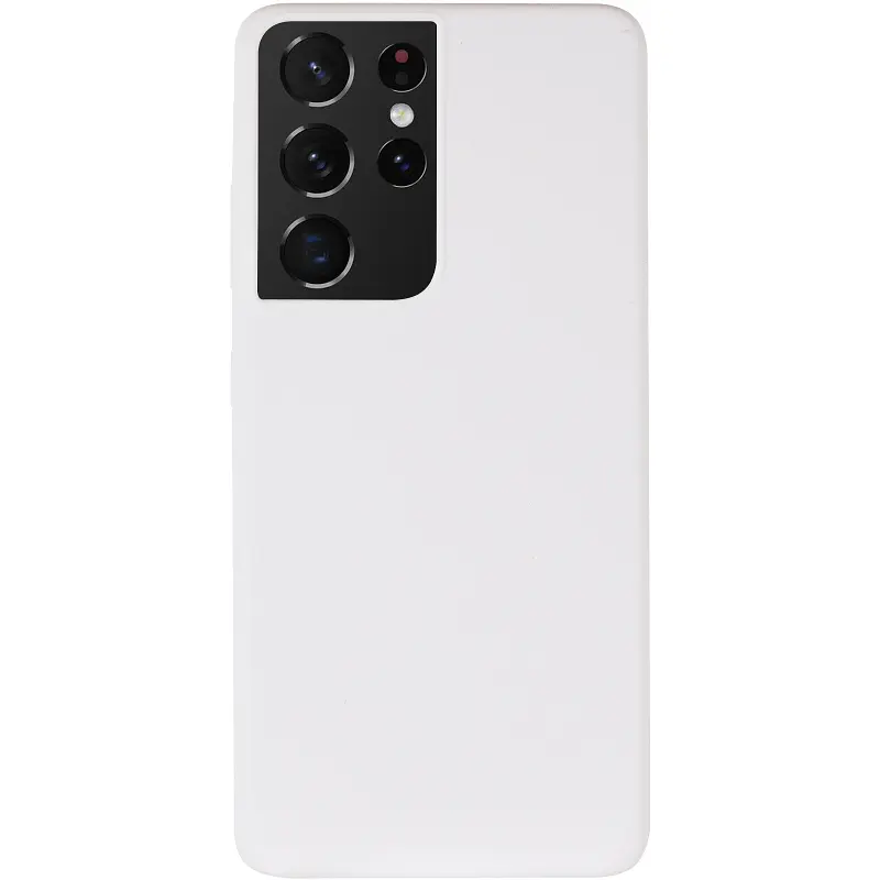Чохол Silicone Cover Ummi Lakshmi (AA) для Samsung Galaxy S21 Ultra Білий / White - фото 2
