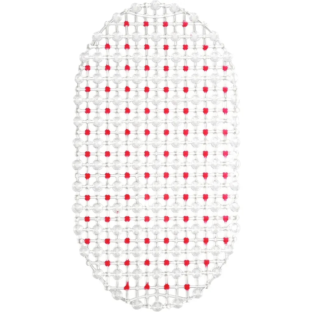 Килимок для ванної Eco Fabric Крапка 63х34 см червоний (6334-003) - фото 2