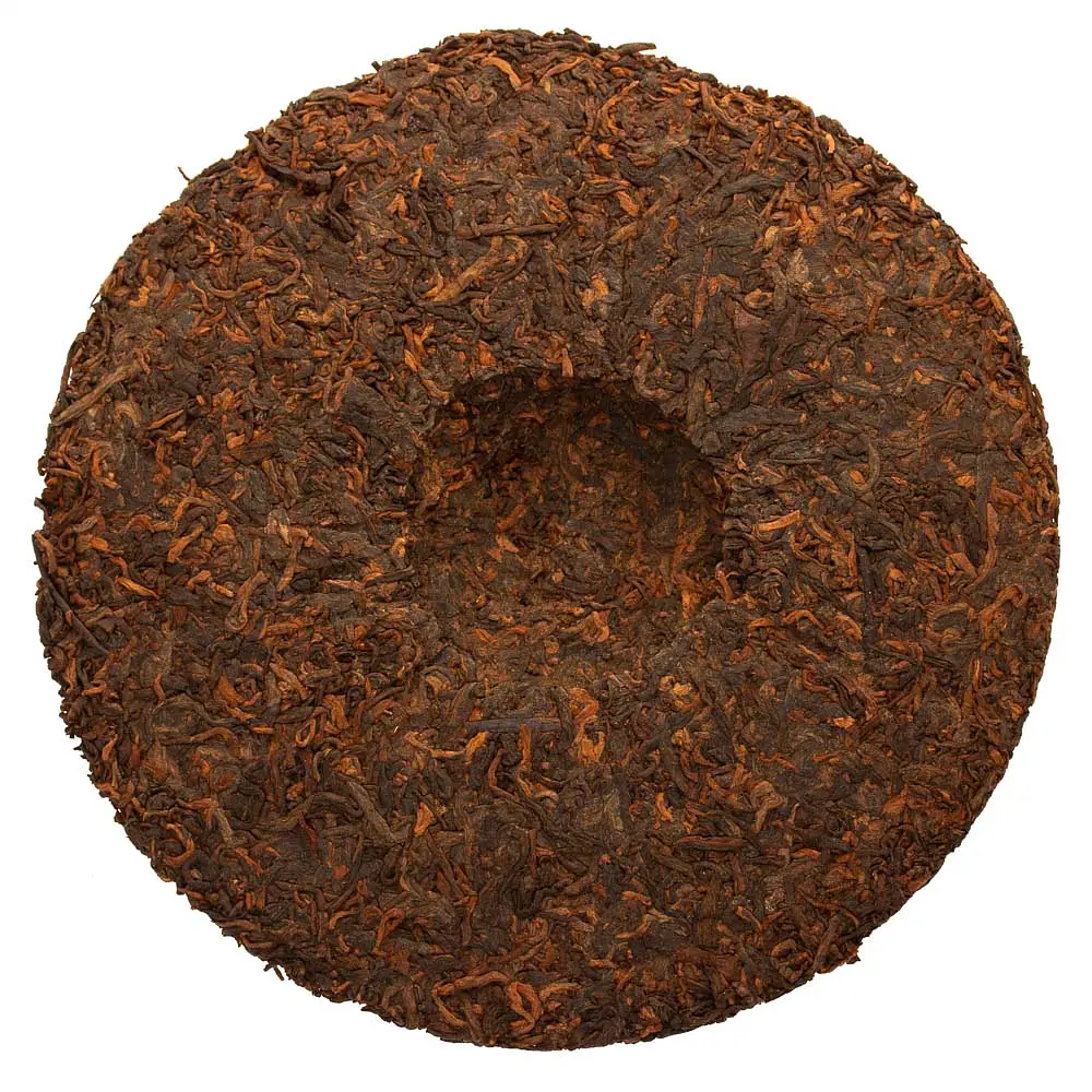 Шу Пу Ер Менхай Да Ї Золоті Голки-Білий Лотос 2019 р., млинець, 357 г - фото 6