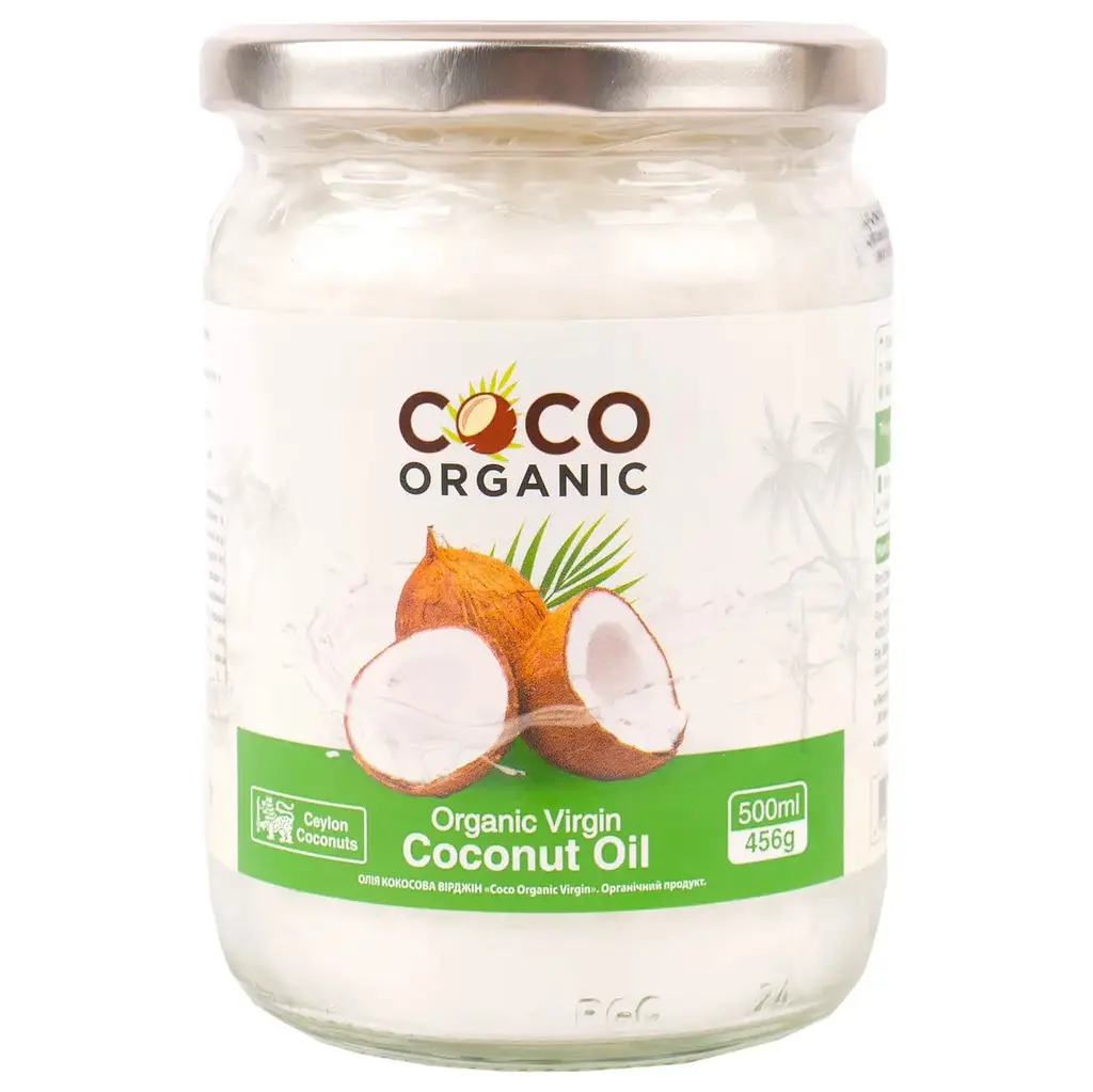 Олія кокосова Coco Organic холодного віджиму 500 мл