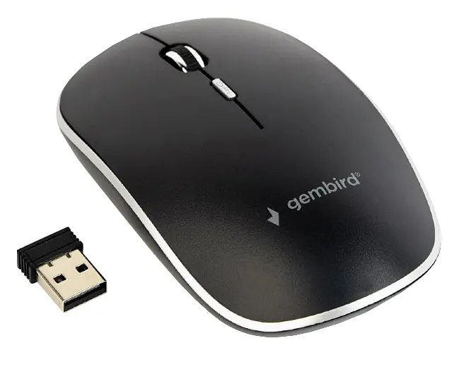 Мышь Gembird MUSW-4B-01 USB Black - фото 3