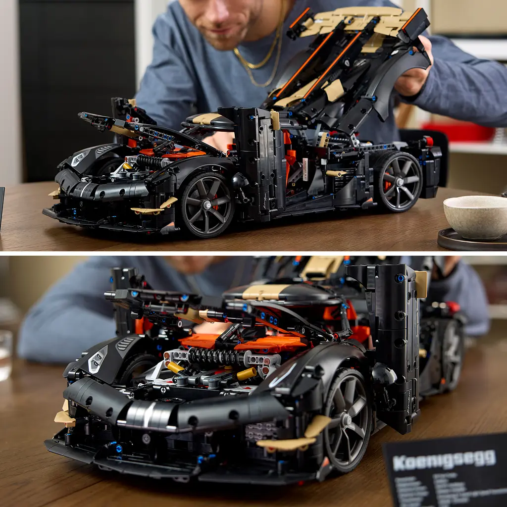 Конструктор LEGO Technic Koenigsegg Sadair's Spear Megacar 4104 ел. (42232) - фото 9