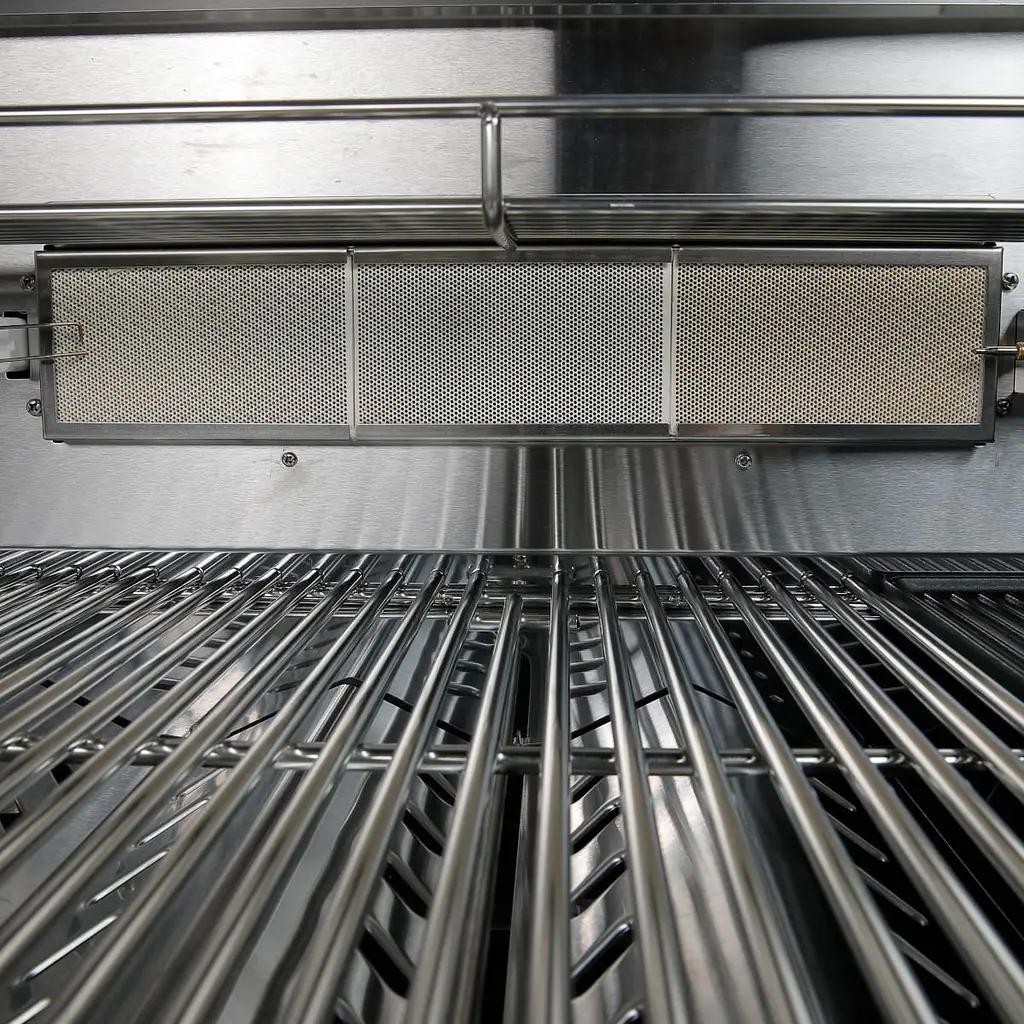 Газовый гриль Santos P-618 с боковой и задней горелкой, нержавеющая сталь (900327) - фото 13