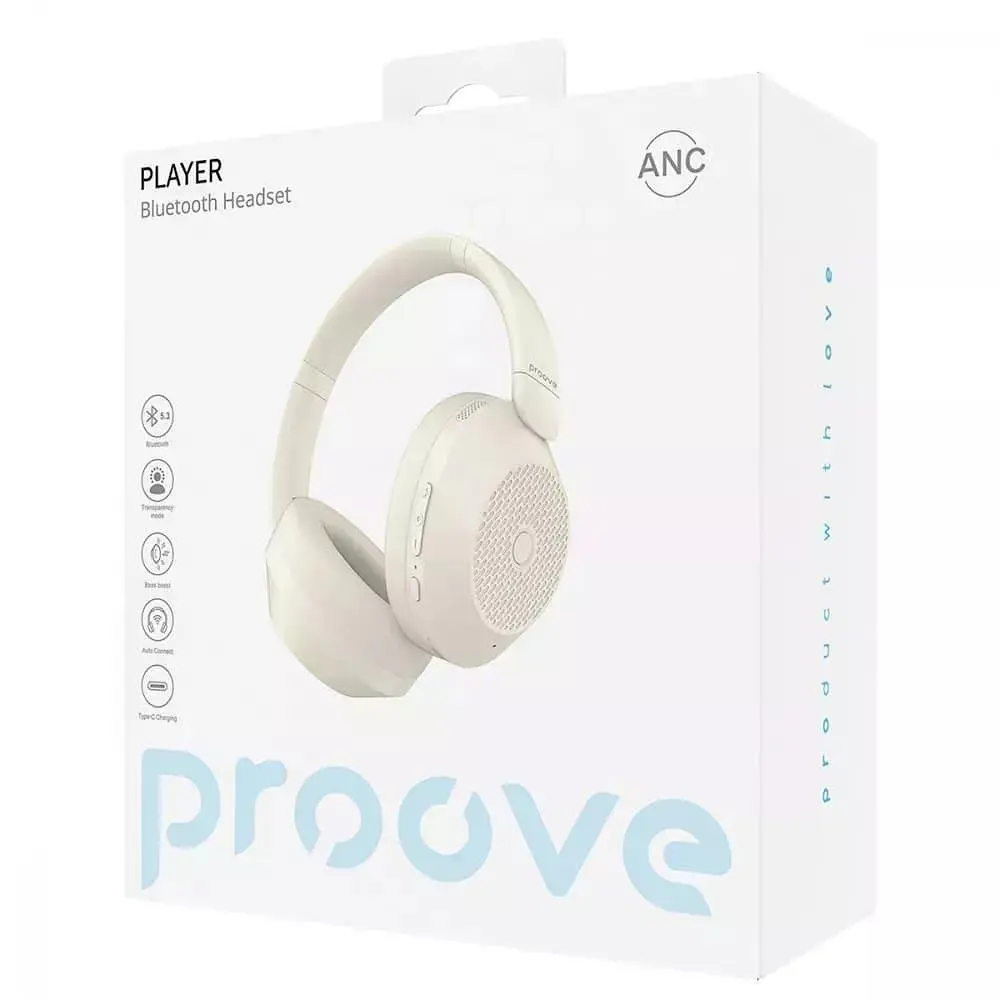 Навушники Proove Player with ANC beige (HPPY00010007) - фото 3