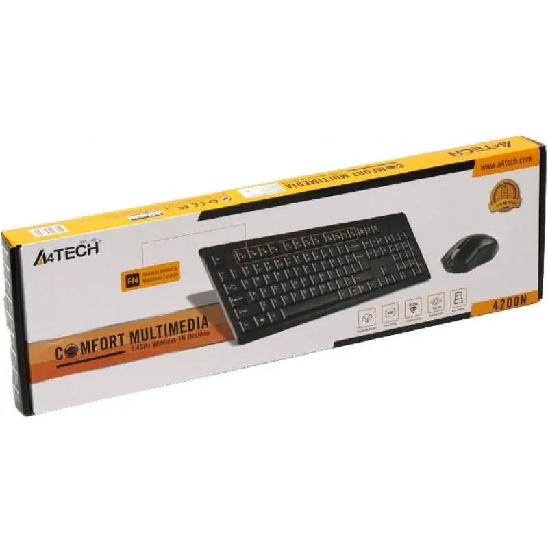 Клавіатура + Миша бездротова XPRO CMK-329 чорна (43166-CMK-329_353) - фото 8