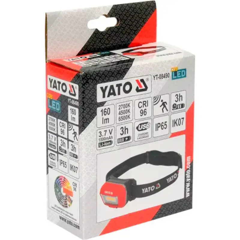Фонарь Yato YT-08490 - фото 5