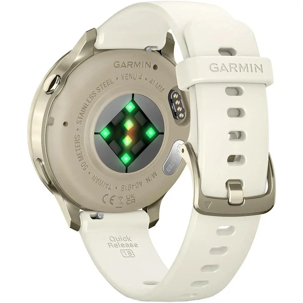 Смарт-годинник Garmin Venu 4, 41 мм Lunar Gold with Bone Silicone Band 010-03013-00 [146404] - фото 7