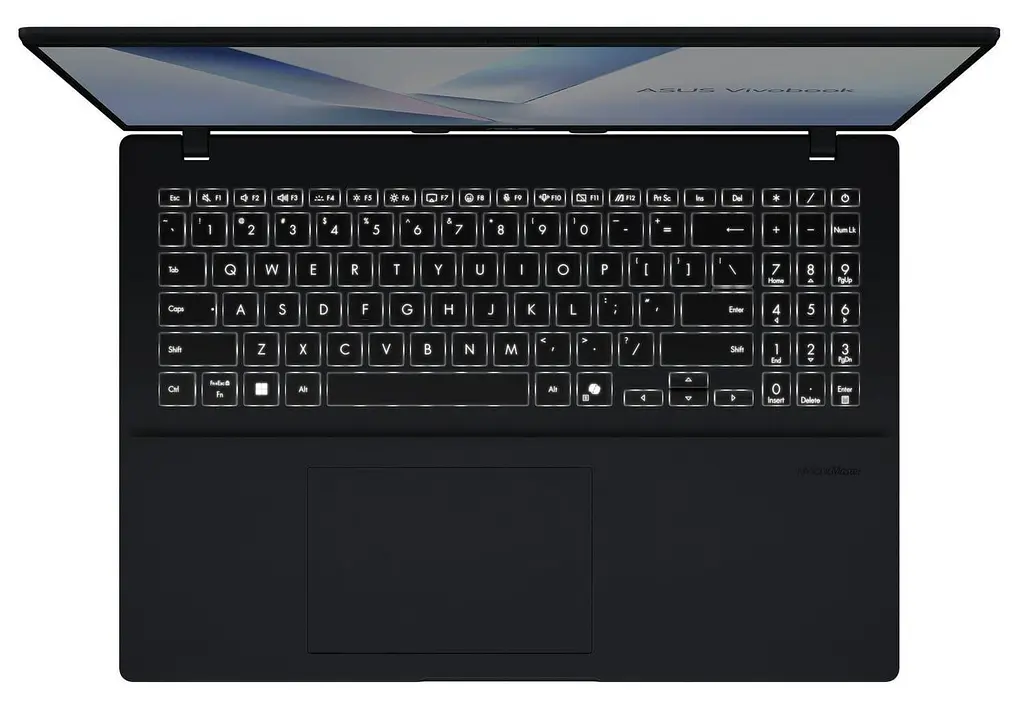 Ноутбук ASUS 16 Vivobook 16 M1607KA-MB143 FHD IPS/Ryzen 5 AI 330/16GB/512SSD/UMA/DOS/Quiet Blue (90NB15F1-M00AW0) - фото 5