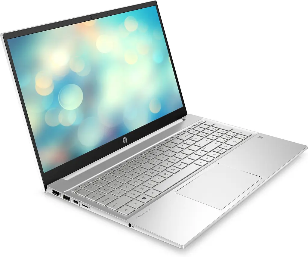 Ноутбук HP Pavilion 15-eh1060ua 15.6' FHD IPS AG, AMD R5 5500U, 16GB, F512GB, UMA, DOS, білий (422L2EA) - фото 3