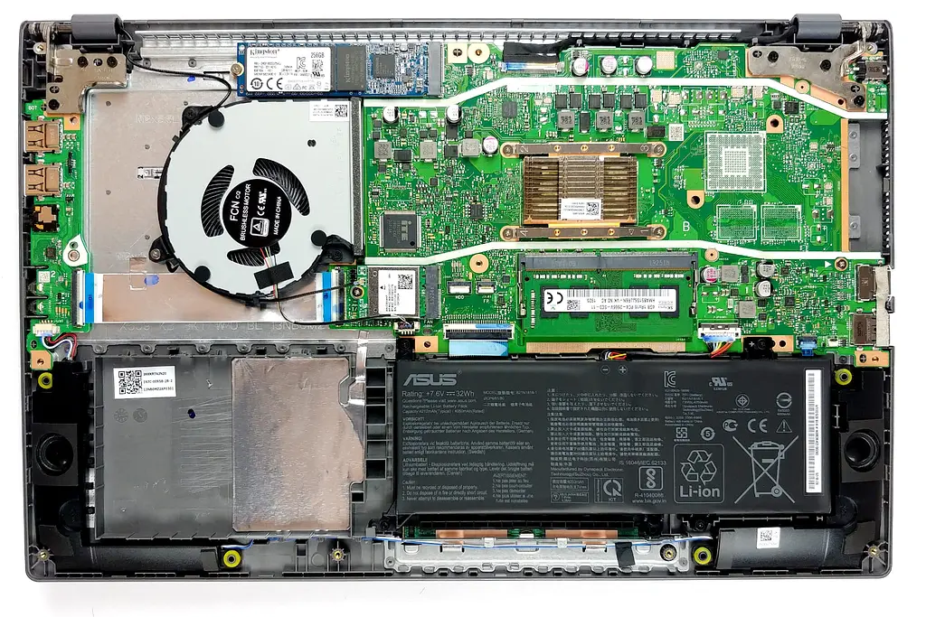 Вентилятор Asus кулер для моделей ноутбука X409, A509, F509, K509, R509, M509, S509, X509 (13NB0MT0T01311) Asus, 5V, 4pin - фото 3