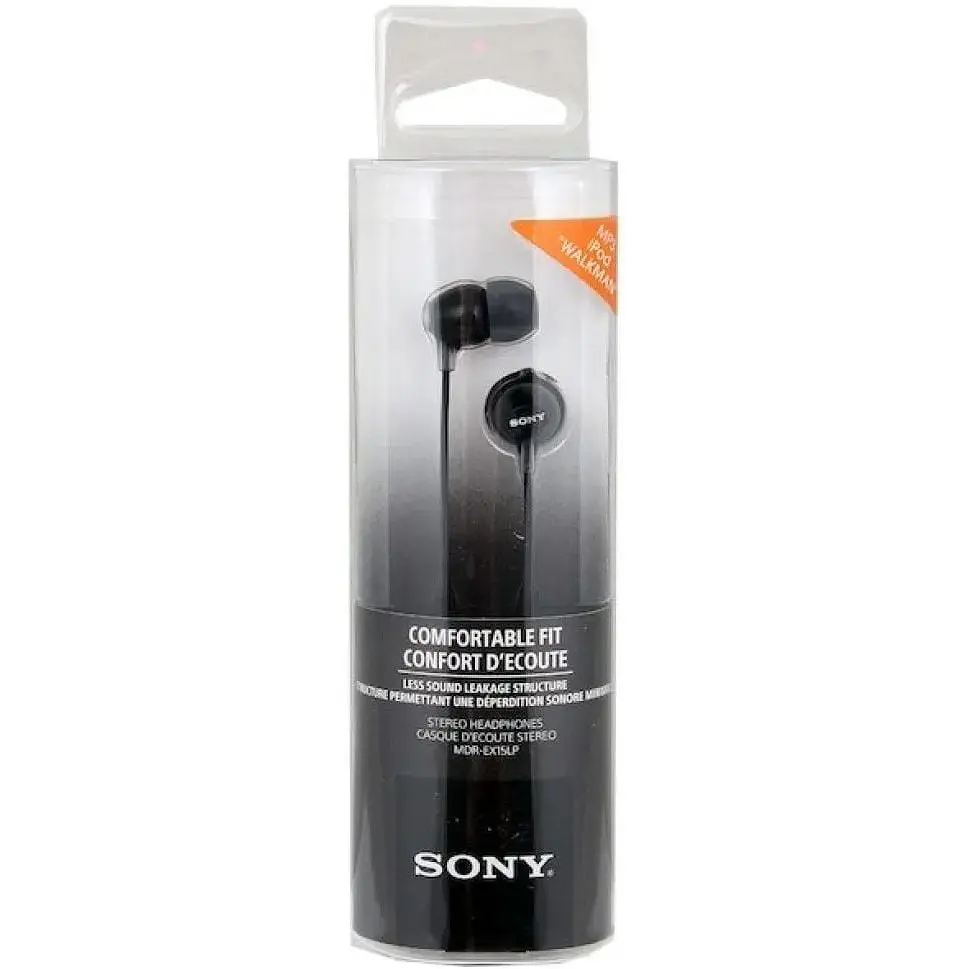 Наушники-вкладыши Sony MDR-EX15LP оригинальные - фото 4