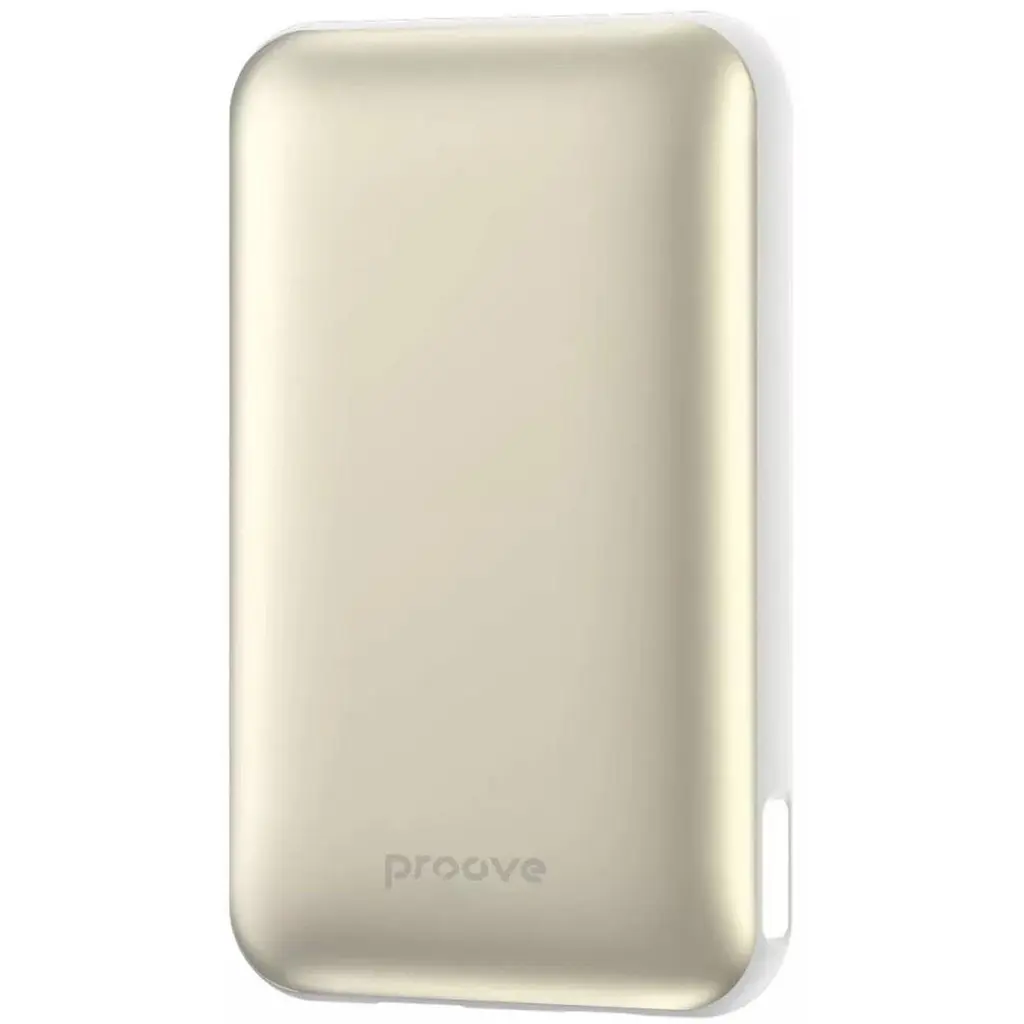 Універсальна мобільна батарея Proove Vibe Energy Plus 22.5W 10000mAh Білий/Золотистий (PBVE15012202)