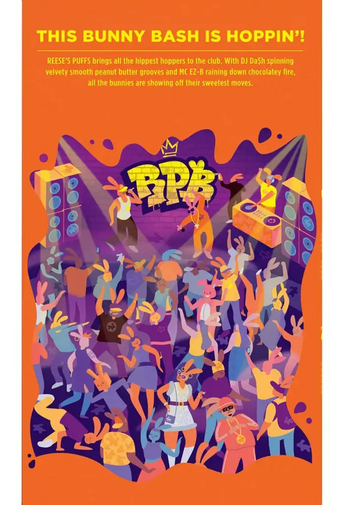 Сухий сніданок General Mills Reese's Puffs Bunnies Breakfast Cereal 557г - фото 7