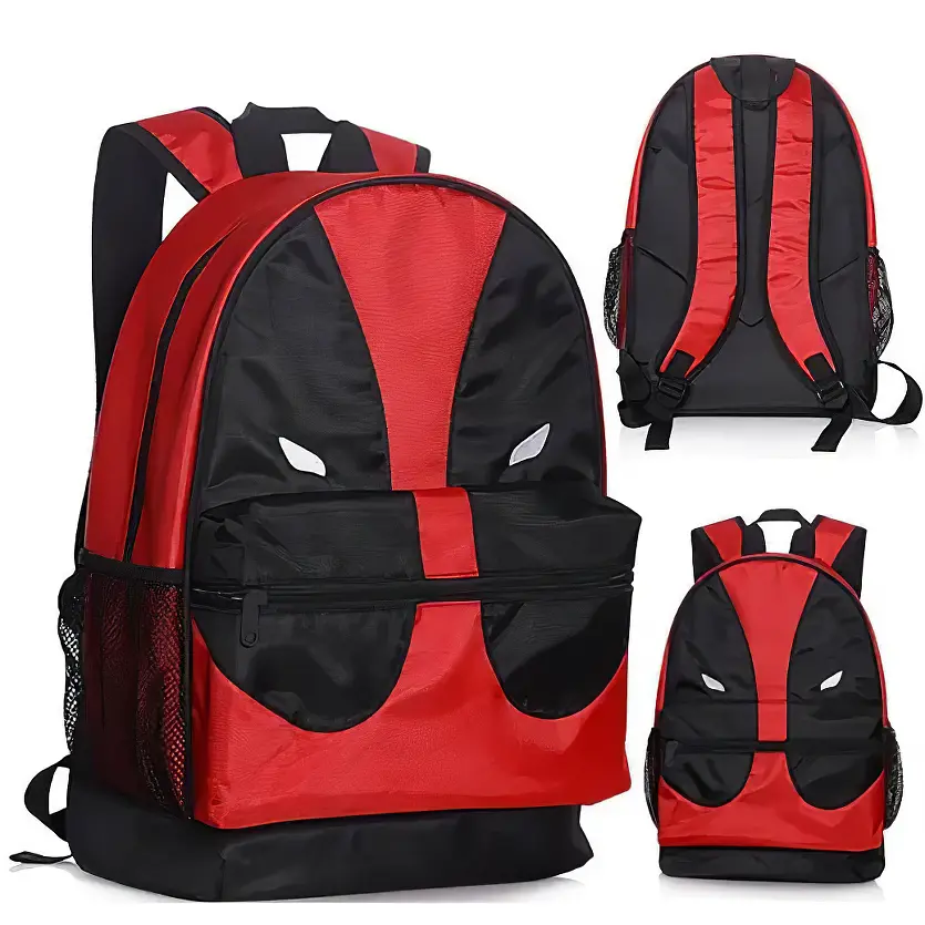 Рюкзак Deadpool Marvel Comics Superheroes черно-красный (rucksack DP 204) - фото 5