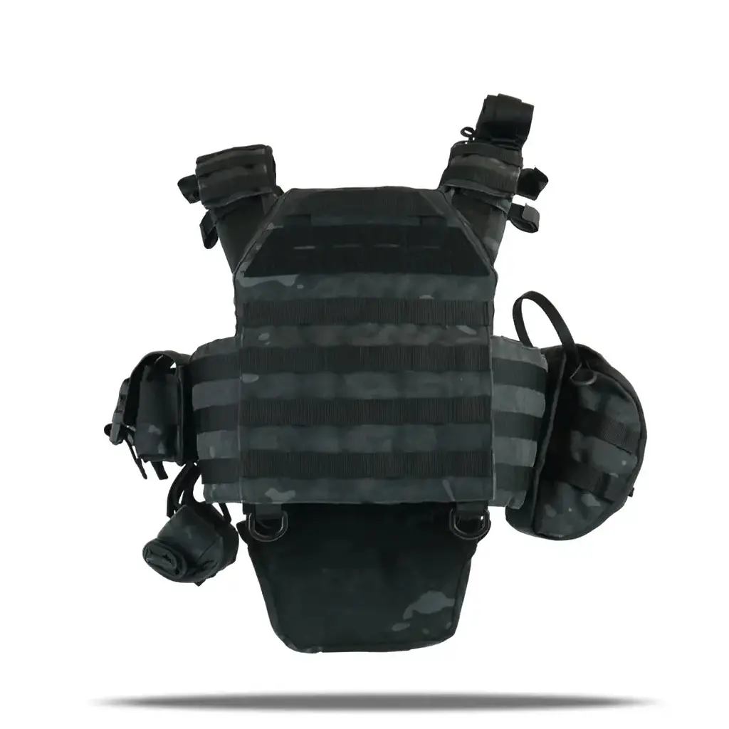 Плитоноска Kiborg GU gen.2 + 8 підсумків Black Multicam (1000-k77001) - фото 5