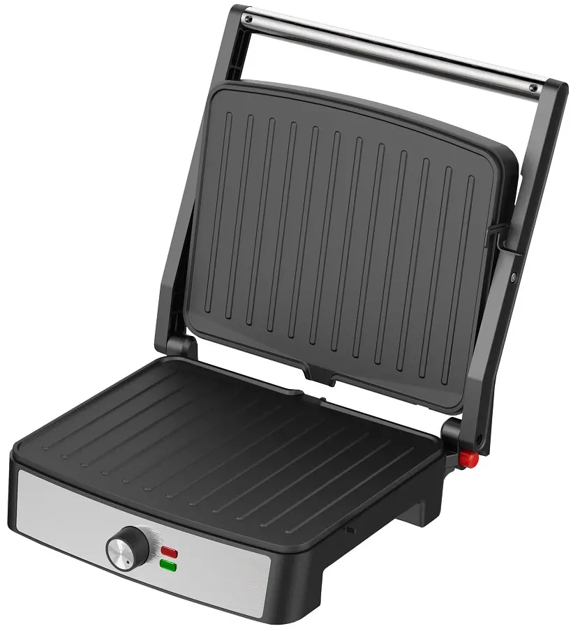 Електрогриль Liberton LPG-1402, Inox/Black, 2200W, закритий (двосторонній) - фото 3
