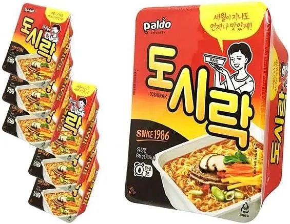 Локшина швидкого приготування Paldo Mom’s Hand Lunch Box Ramyun 86г - фото 4
