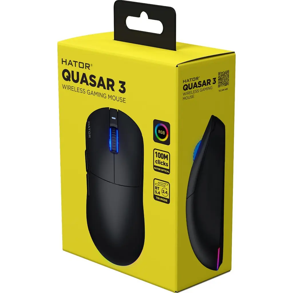 Миша Hator Quasar 3 Wireless Black (HTM730) [127983] - фото 6