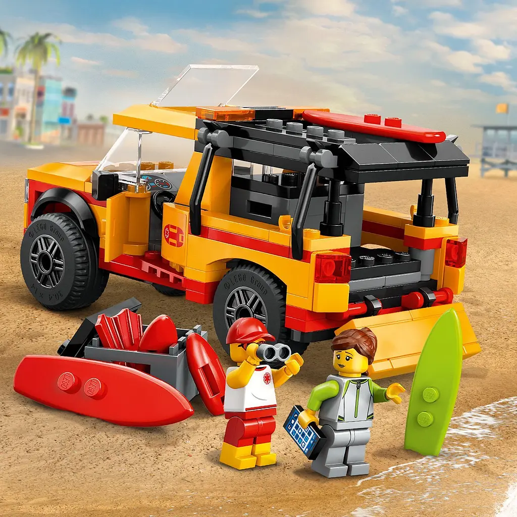 Конструктор LEGO City Пляжный спасательный грузовик 214 деталей (60453) - фото 7