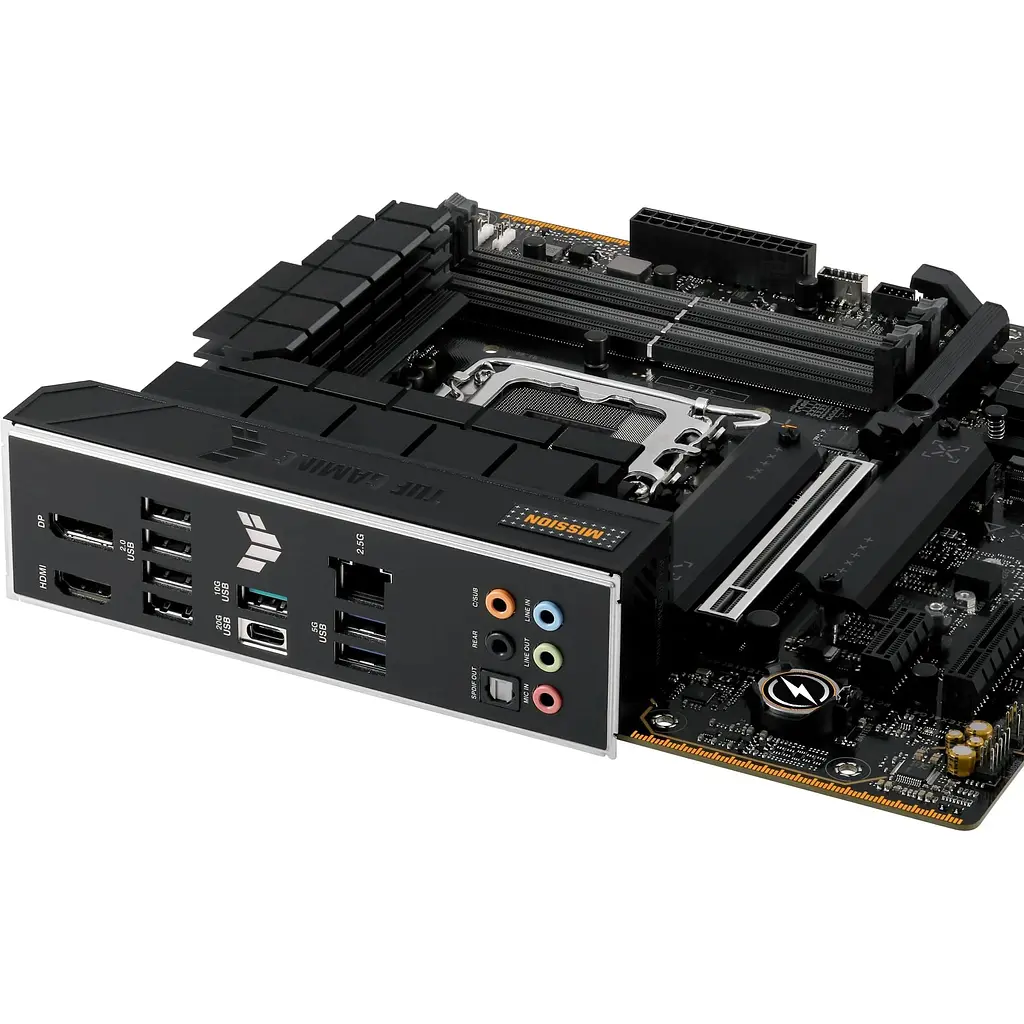 Материнская плата Asus TUF Gaming B760M-PLUS II s1700 B760 4xDDR5 M.2 HDMI DP mATX - фото 5