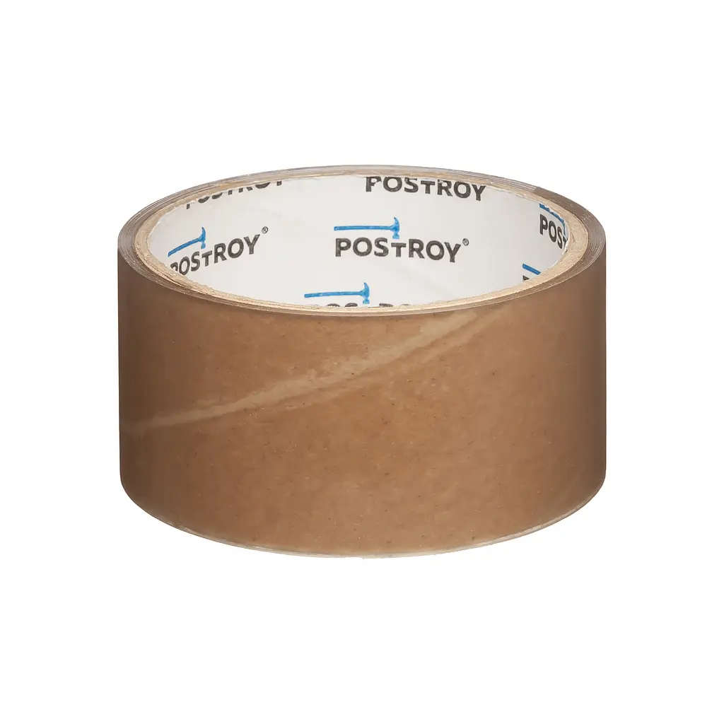 Пакувальна клейка стрічка Postroy 50 м × 45 мм (101-043) - фото 3