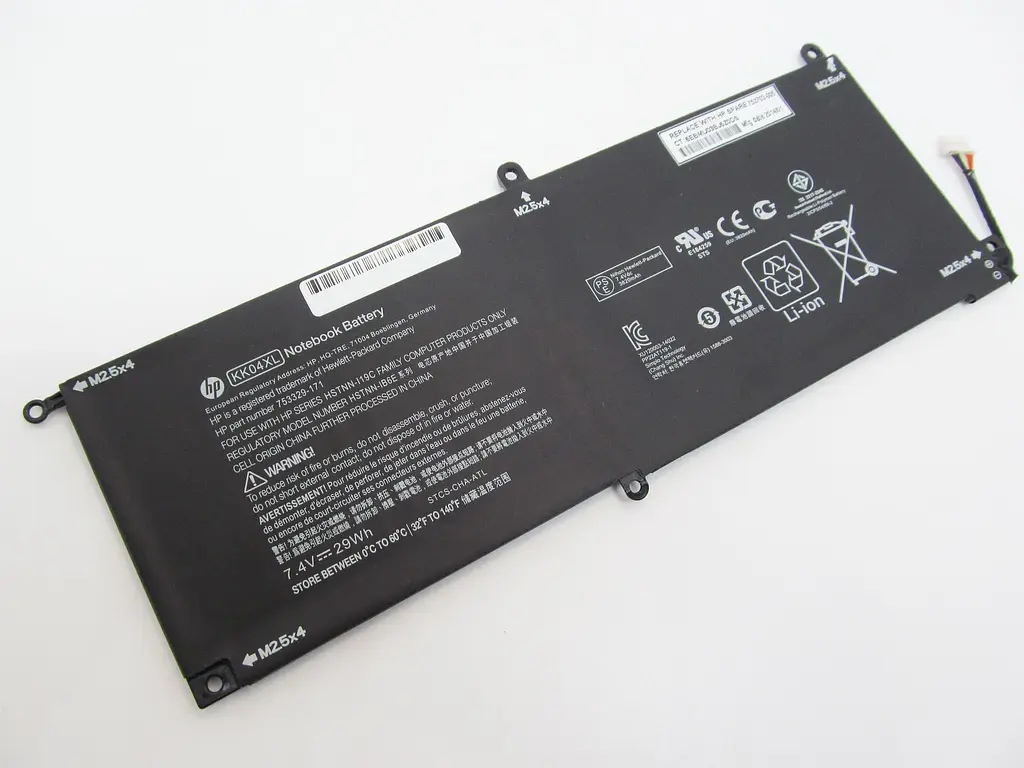 Акумулятор для ноутбука HP Pro x2 612 G1 HSTNN-I19C, 29Wh (3820 mAh), 2cell, 7.4V, Li-Po, чорний - фото 2