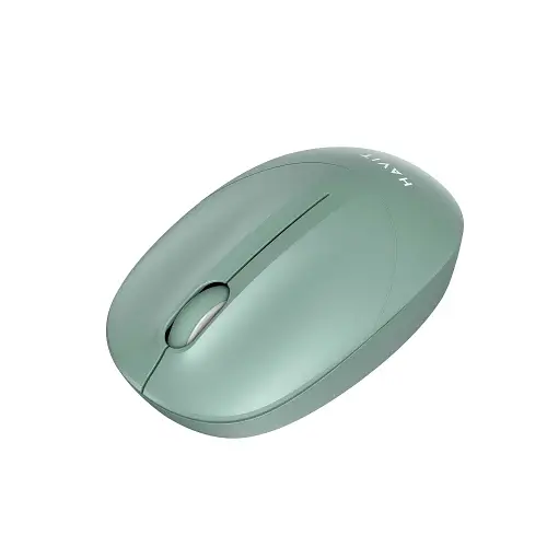 Миша бездротова Havit MS54GT, Green, USB 2.4GHz, оптична, 1600 dpi, 3 кнопки, до 10 м, 1xAA (HV-MS54GT) - фото 2