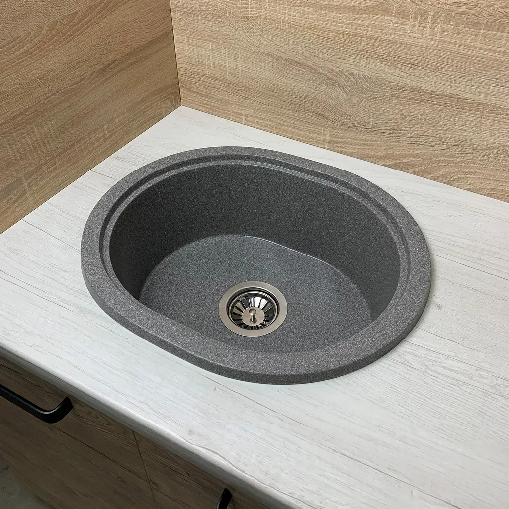 Кухонна мийка Adamant Circum 500x425x180 сірий 623223, Сірий - фото 3