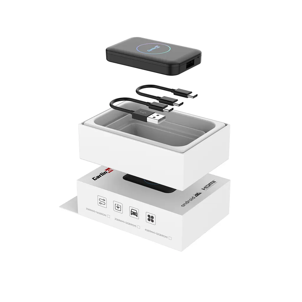 Адаптер CarlinKit 3в1 TBox Lite S 2/16Gb Android для бездротового Apple CarPlay або Android Auto (CPC200-Tbox) - фото 12