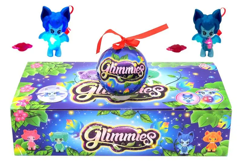Ігрова фігурка куля-сюрприз лісова фея Glimmies світиться у темряві YM007L р.41х21х11 см