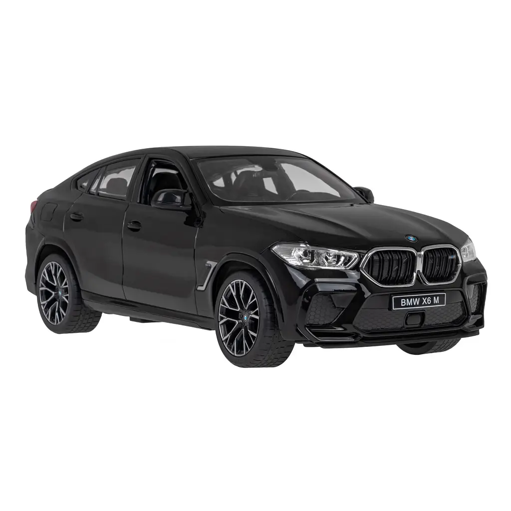 Машинка RASTAR BMW X6 M на дистанционном управлении + пульт 2,4 ГГц 1:14 черный 99200 - фото 4