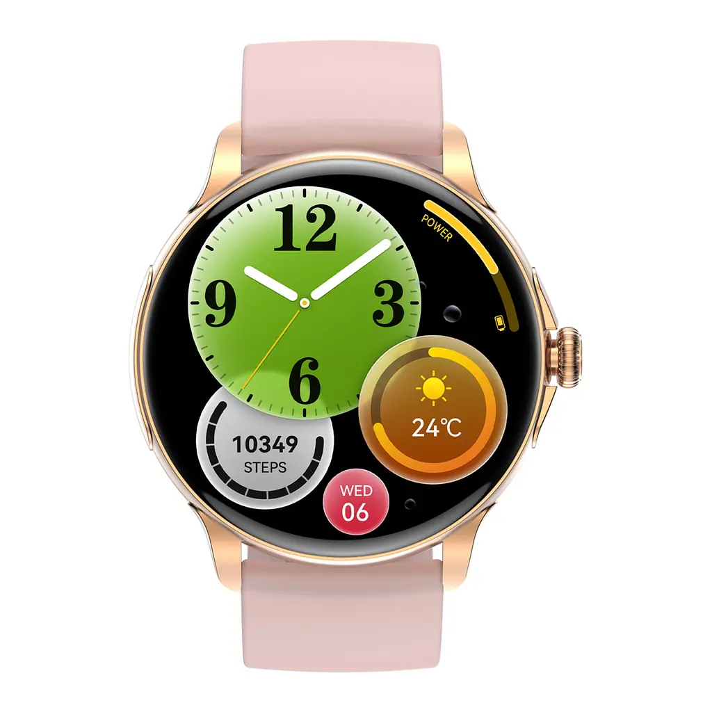 Часы Smart Holiday Gold Rubber, 2 ремешка - фото 3