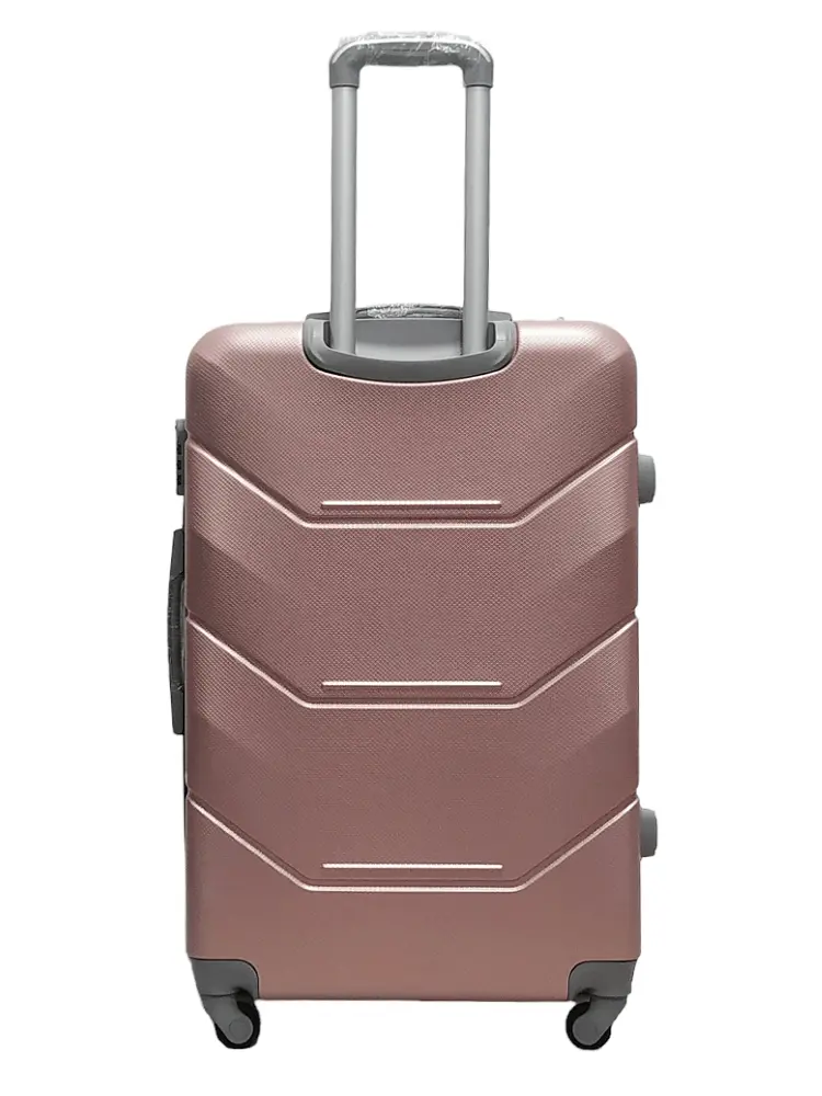 Валіза велика L ABS-пластик Milano bag 147M 76×51×31см 115л Рожеве золото - фото 3