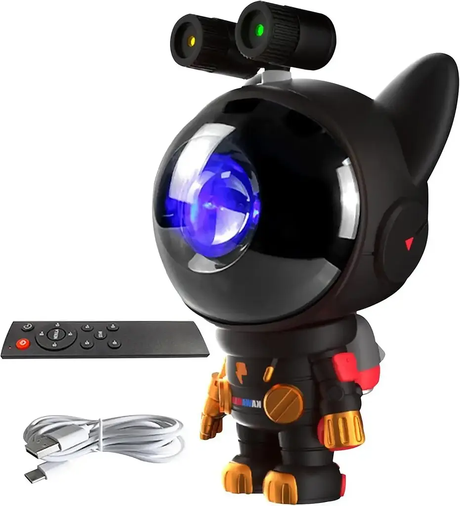 Лазерний проектор - нічник Собака-астронавт Nebula Dog Projector ∙ Проекція космосу та зоряного неба - фото 3